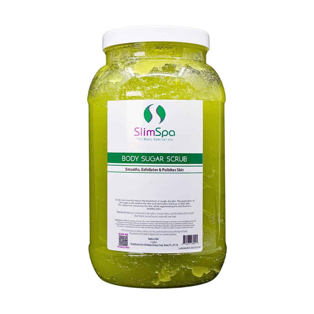 Exfoliantes corporales de azúcar: 1 galón
