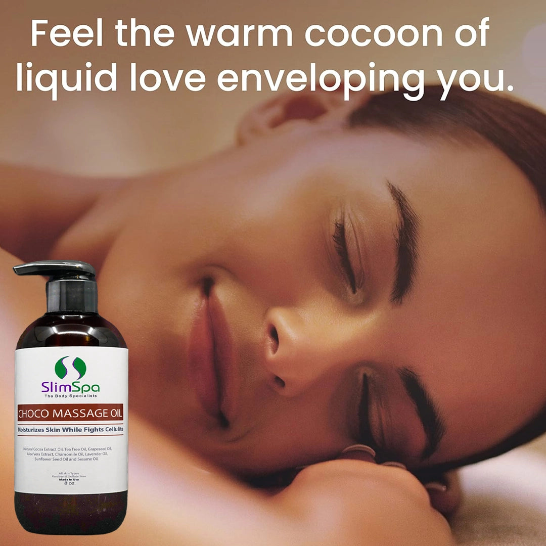 Aceite de masaje corporal Choco de 8 oz