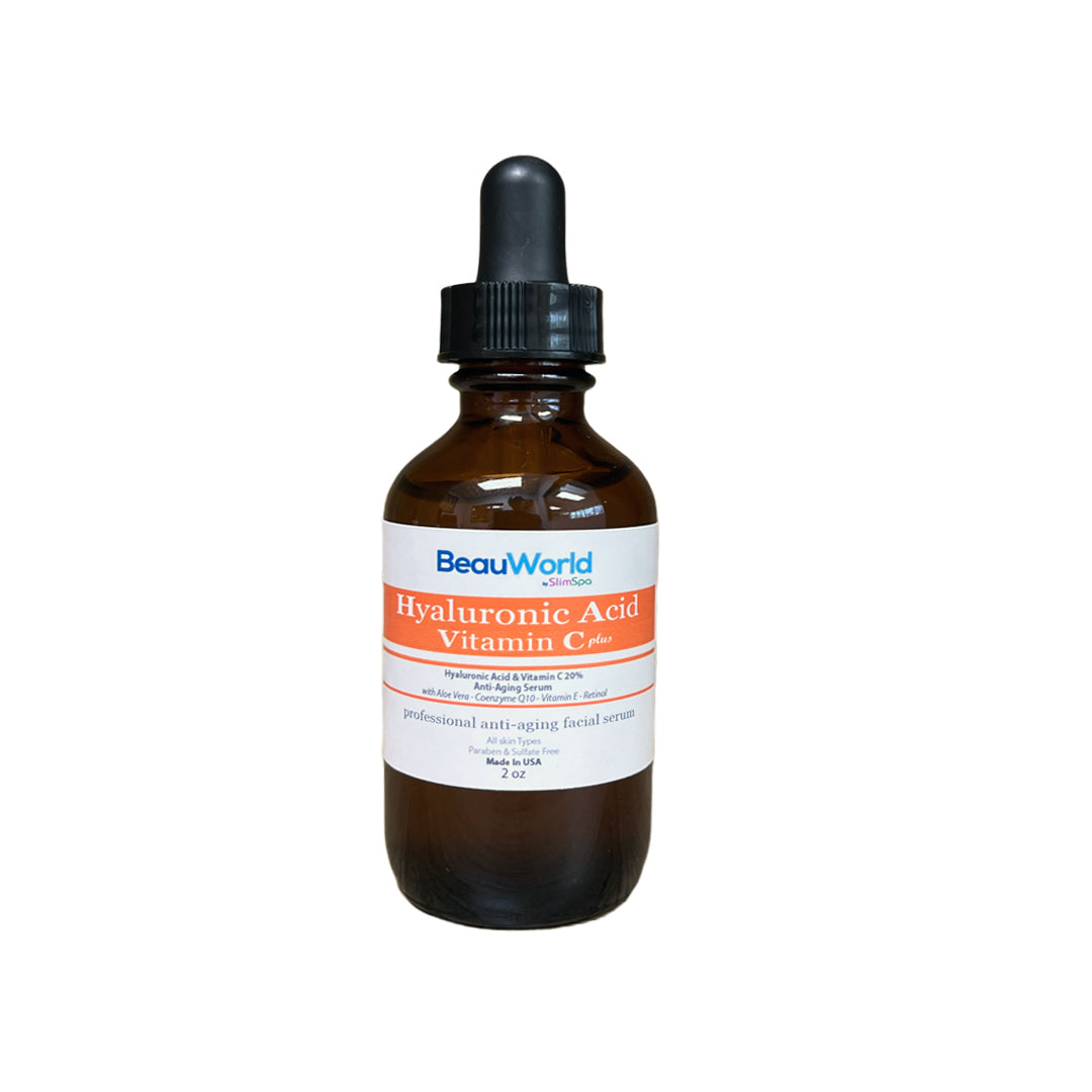 Ácido Hialurónico + Vitamina C 20% Plus SERUM 2oz