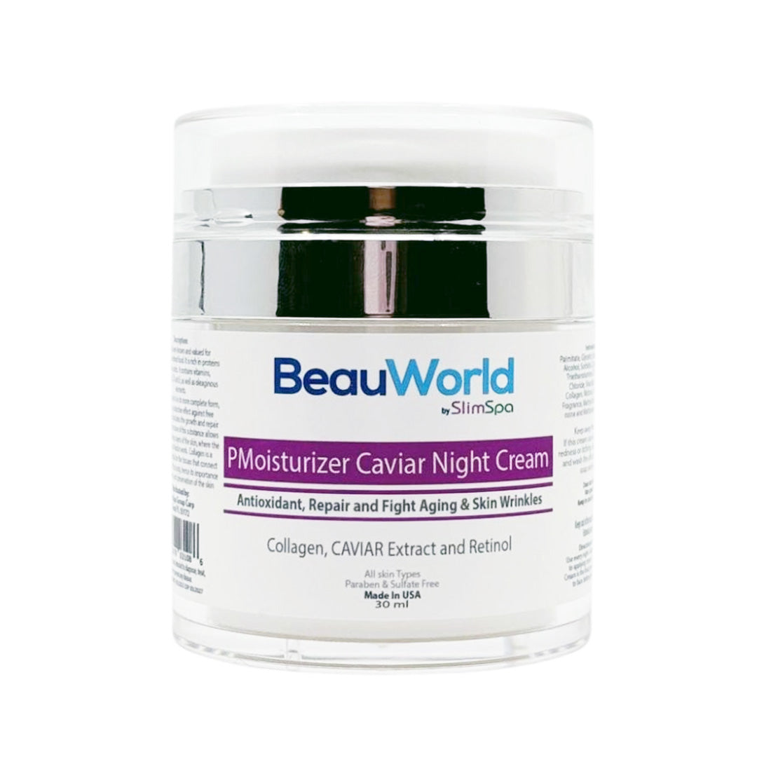 Crema de noche humectante Caviar de 4 oz