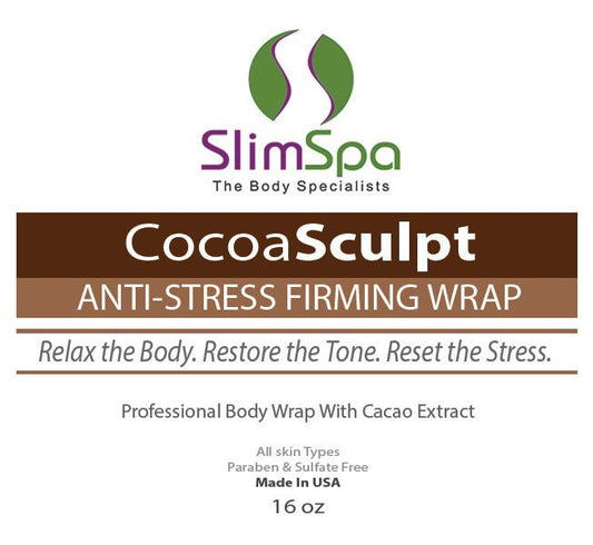 CocoaSculpt™ Anti - Stress Firming Body Wrap (16oz) - SlimSpaOnline