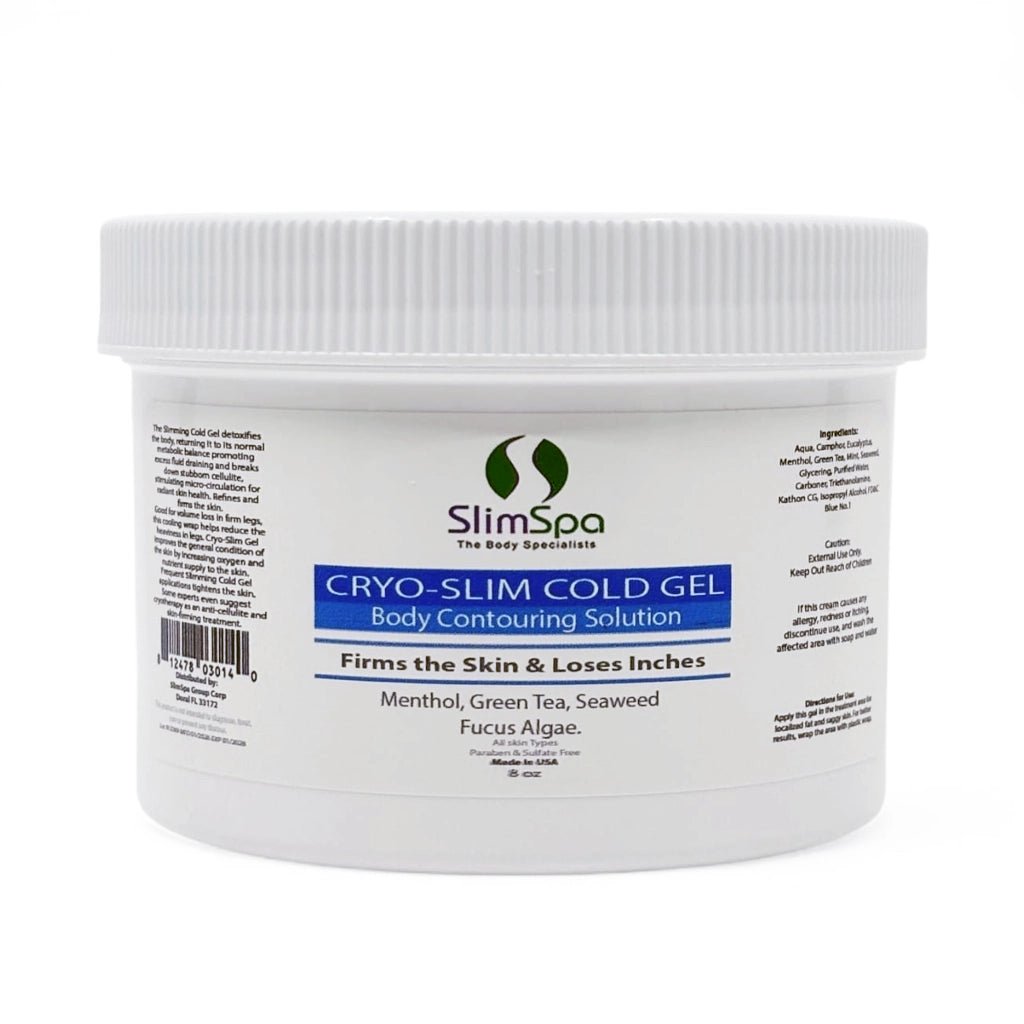 Cryo-Slim Cold Gel - Professional Cryotherapy Body Contouring Gel (8 oz)  for Estheticians