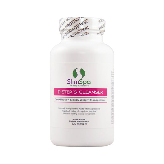 Dieter's Cleanse 120 Caps — professional herbal digestive wellness supplement for spa retail | SlimSpa
