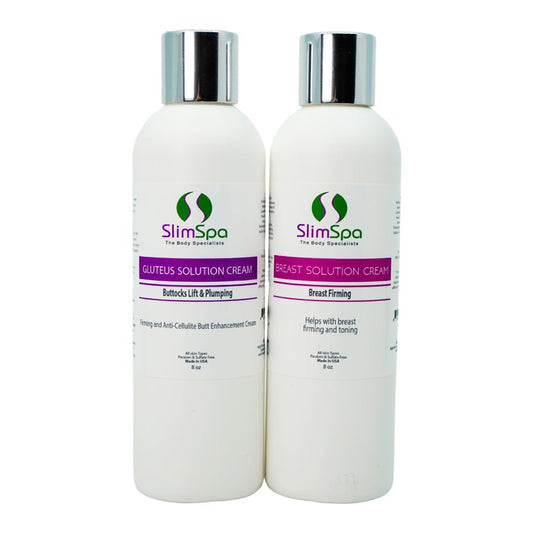 Enhance Curves Butt & Breast Duo 2x8oz — professional firming & enhancement combo | SlimSpa