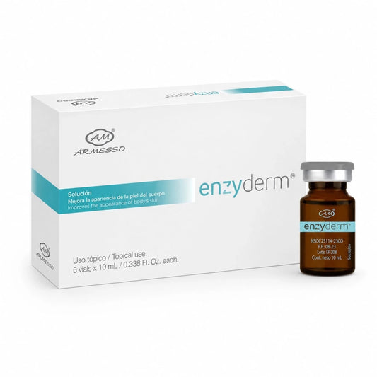 EnzyDerm Enzymatic Adipolipolysis Vials – Professional Non-Invasive Double Chin, Cellulite & Fibrosis Treatment (Lipase + Exosomes, 5x10ml) - SlimSpaOnline