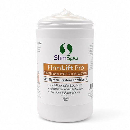 FirmLift Pro Body Sculpting Cream 32oz – Professional DMAE & Marine Collagen Body Contouring - SlimSpaOnline