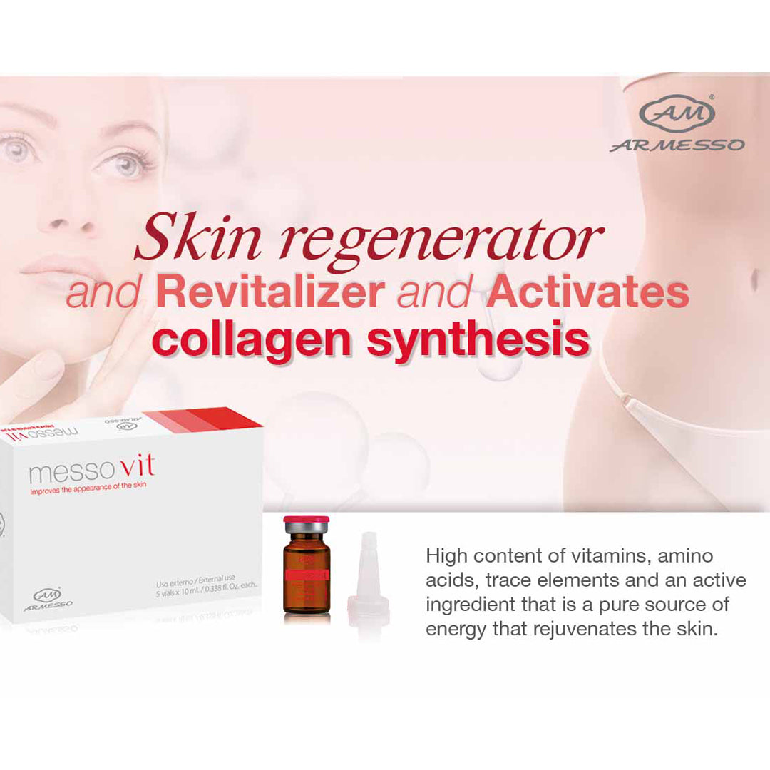 MessoVit 5 Viales x 10 ml c/u.
