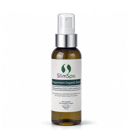Peppermint Toner Certified Organic 4oz – Professional Pore-Refining & Refreshing Facial Toner - SlimSpaOnline
