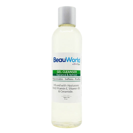 Radiance Refresh Gel Cleanser 8oz — professional brightening & deep renewal facial cleanser | SlimSpa
