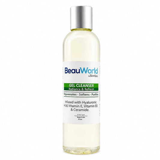 Radiance Refresh Gel Cleanser 8oz – Professional Brightening & Deep Renewal Facial Cleanser - SlimSpaOnline