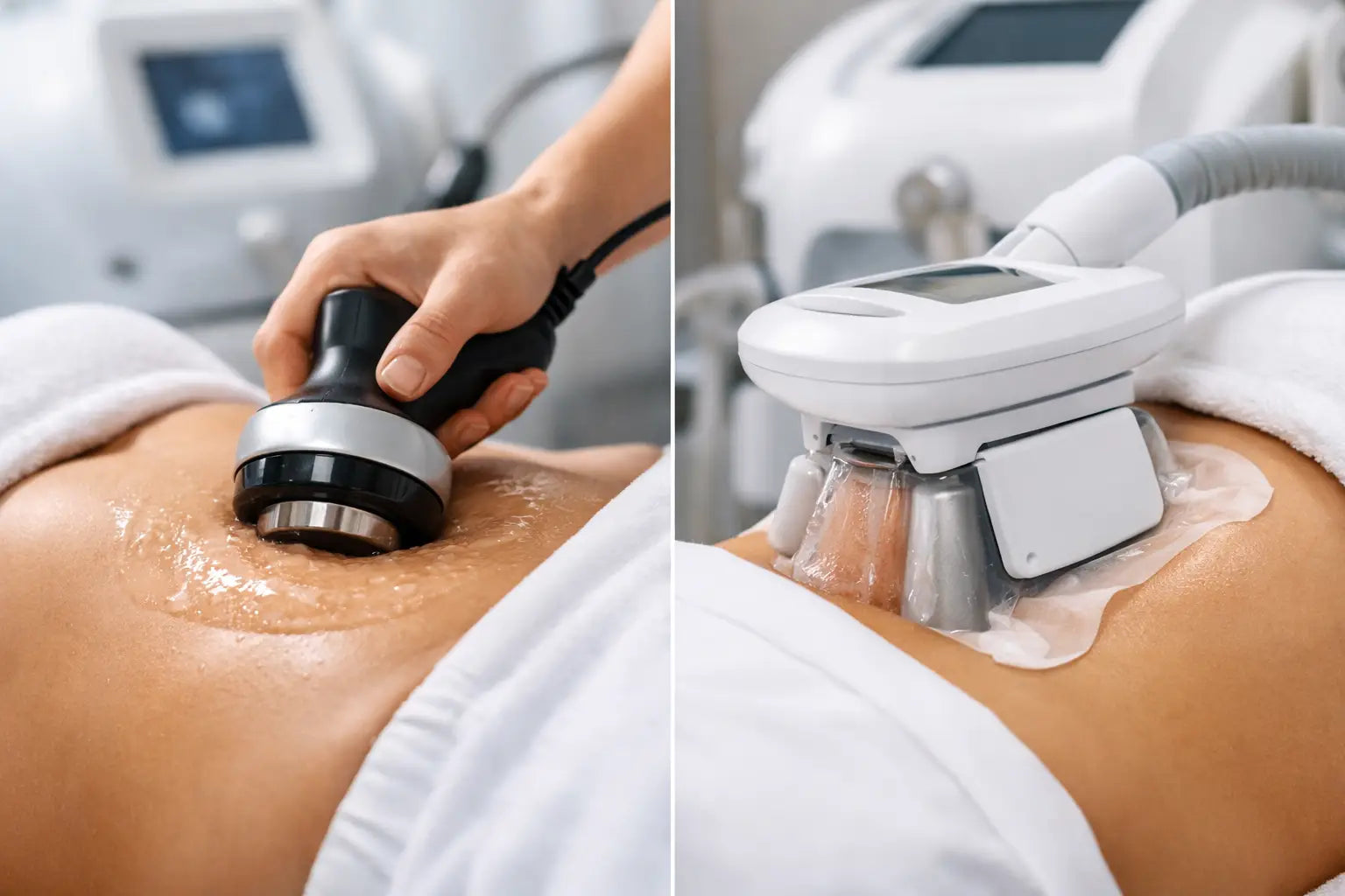 Ultrasound Cavitation Versus Cryolipolysis