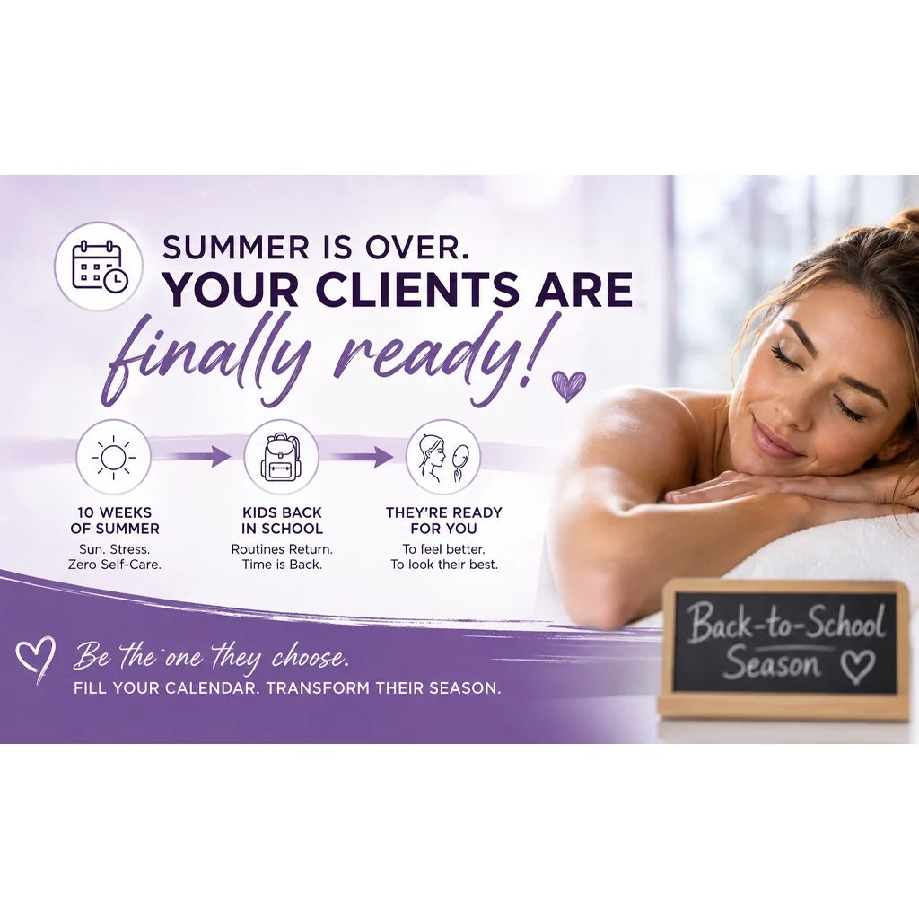 The kids are gone. Summer is finally almost over. Are you ready for what's coming? The biggest booking opportunity of the fall starts this week. Here's how to own it!
