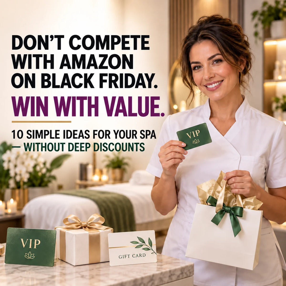 Black Friday & Cyber Monday for Spas: 10 Simple Ideas to Get Your Share