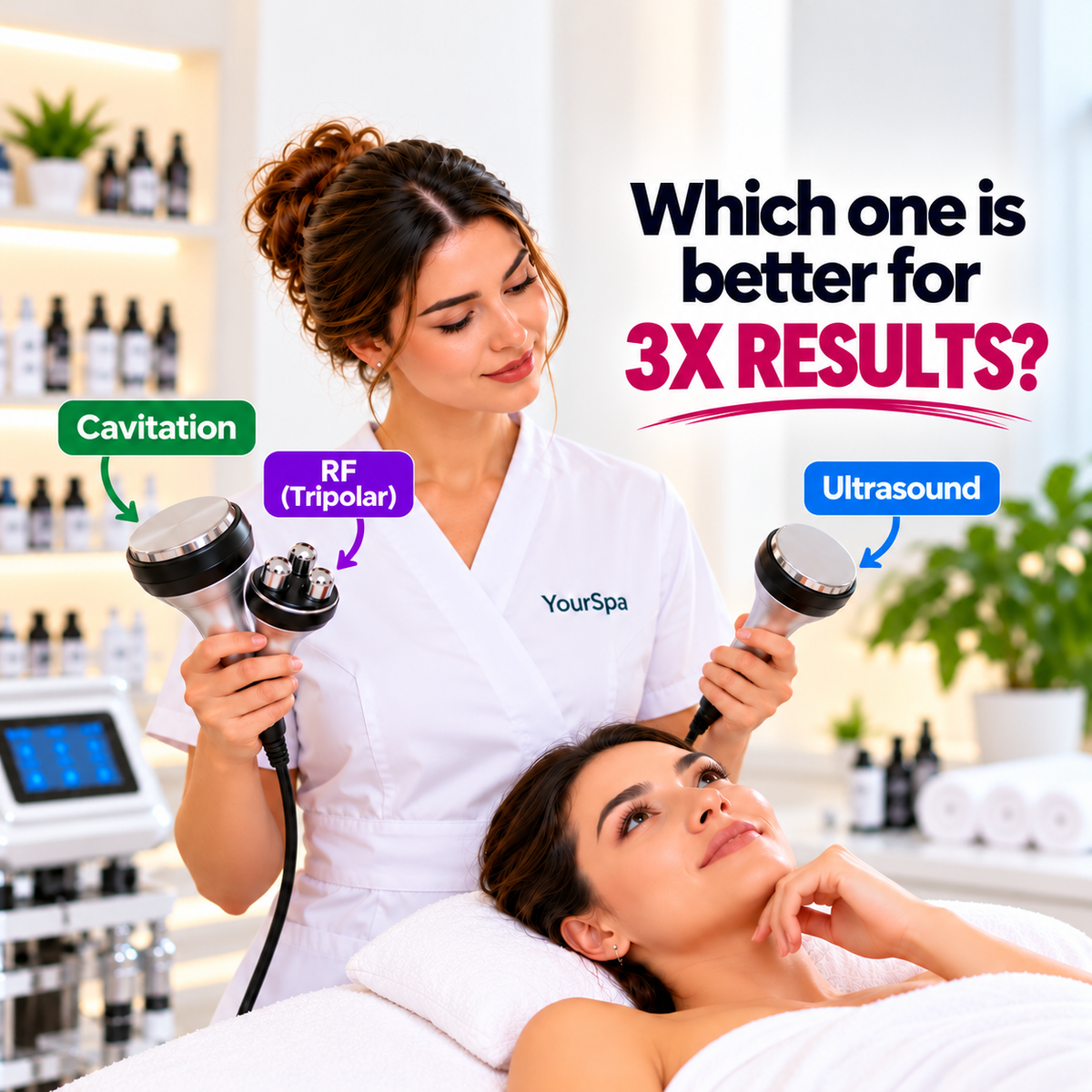 Cavitation vs. Ultrasound vs. Radiofrequency: The Complete Esthetician's Guide for Face and Body