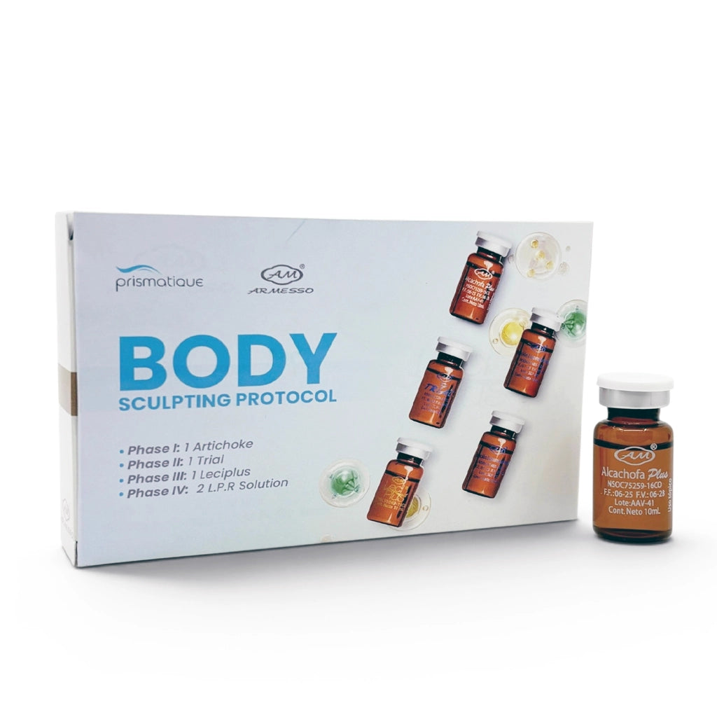 Viales de Protocolo de Esculpido Corporal – Mesoterapia de Contorno Corporal No Invasiva Profesional (5x10ml)