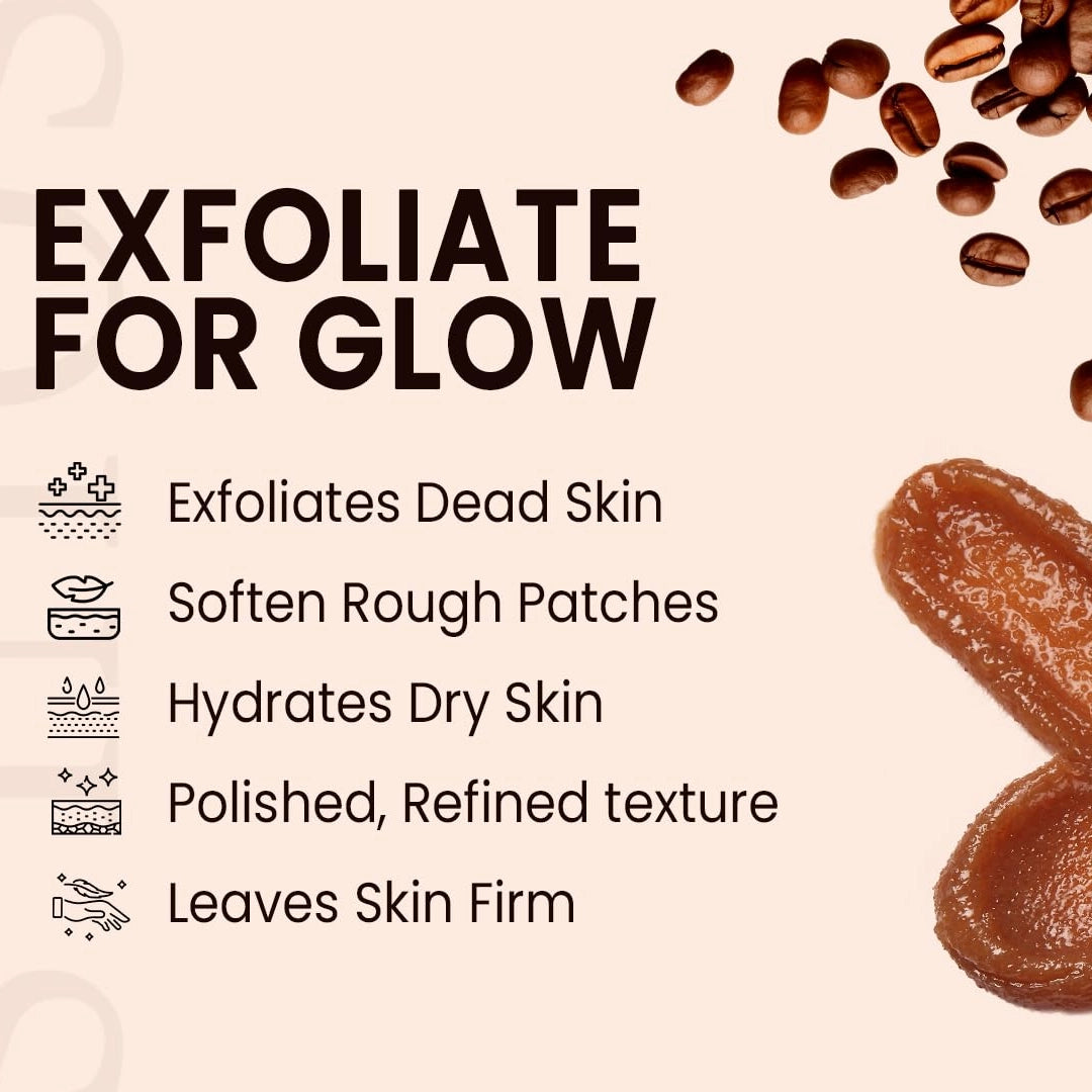 Exfoliante corporal de chocolate y café con menta, 4 oz