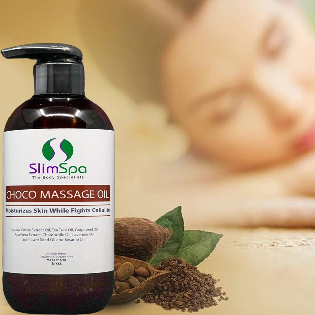Aceite de masaje corporal Choco de 8 oz