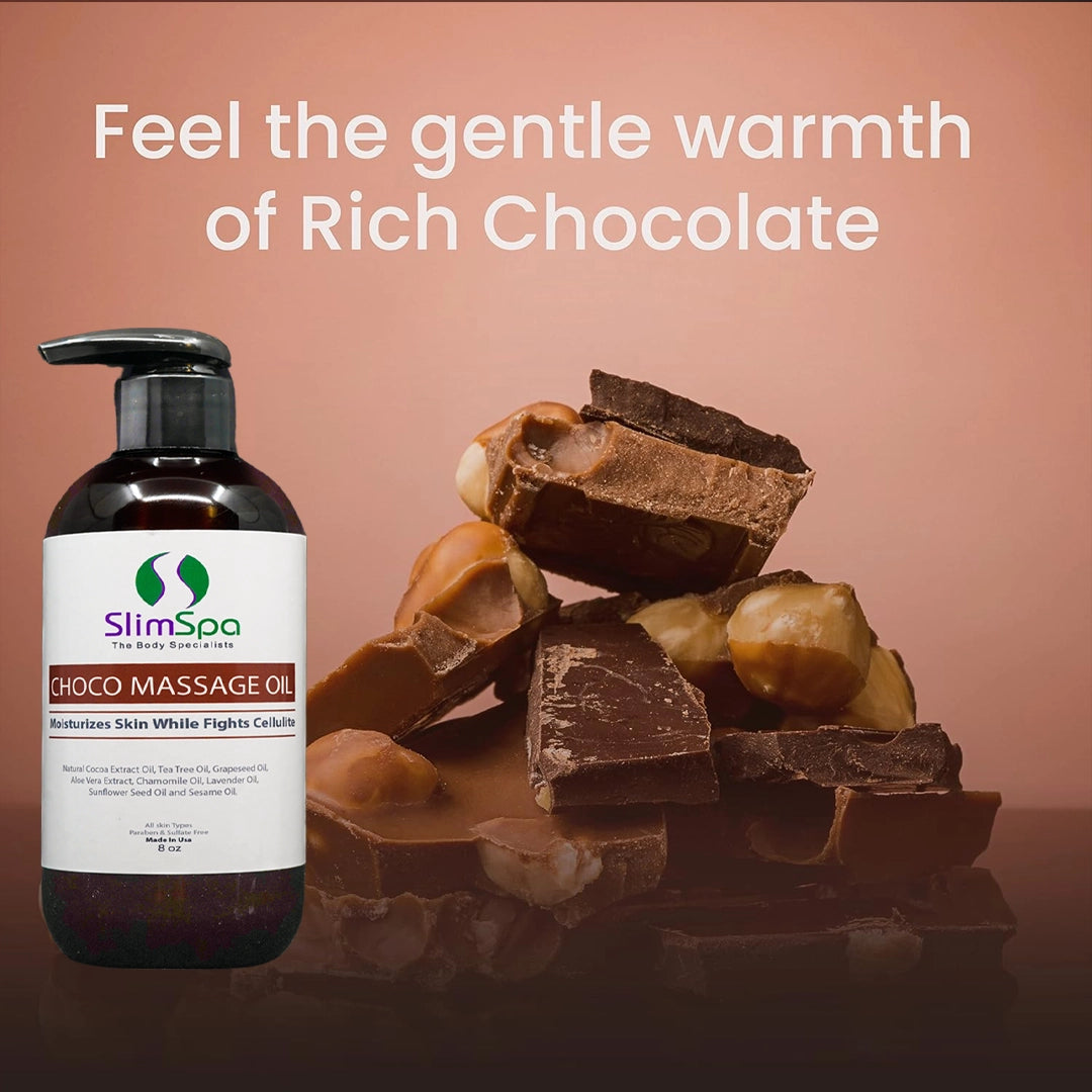 Aceite de masaje corporal Choco de 8 oz