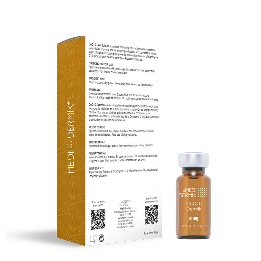 CoQ10 Serum — Professional Cellular Renewal, Elasticity & Antioxidant Treatment for Estheticians, 5x10ml
