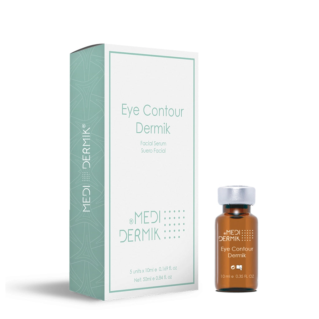 Eye Contour Serum — Professional Anti-Puffiness, Dark Circle & Fine Line Treatment for Estheticians, 5x10ml