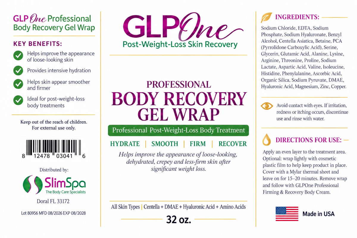 GLPOne™ Professional Body Recovery Gel Wrap — 32 oz