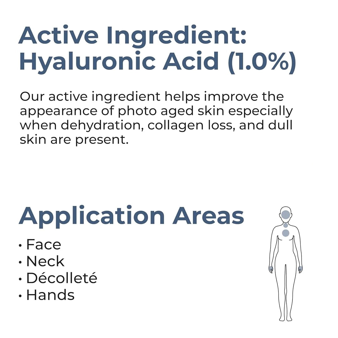 HYALURONIC ACID PLUS 1% (10 Ampoules x 2 ml ea.)