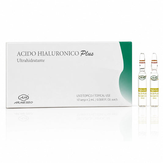 Hyaluronic Acid Plus 1% Ampoules – Professional Mesotherapy & Microneedling Treatment (10x2ml)