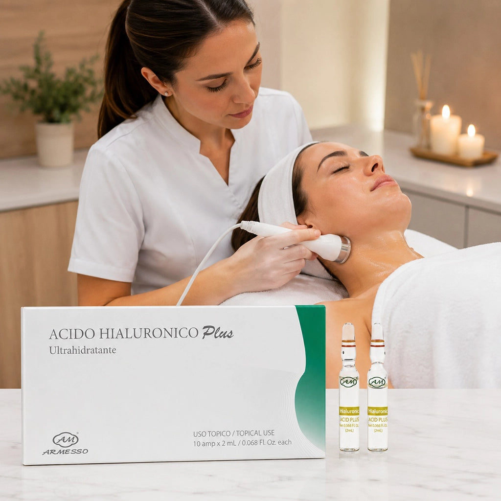 Hyaluronic Acid Plus 1% Ampoules – Professional Mesotherapy & Microneedling Treatment (10x2ml)