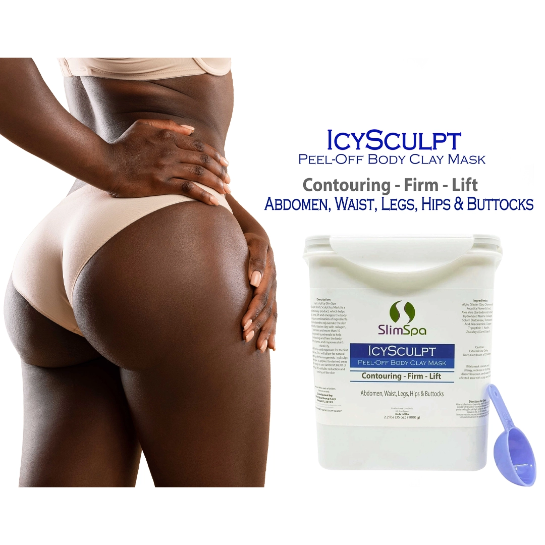 IcySculpt Peel-Off Body Glacier Clay Mask 2.2 lbs