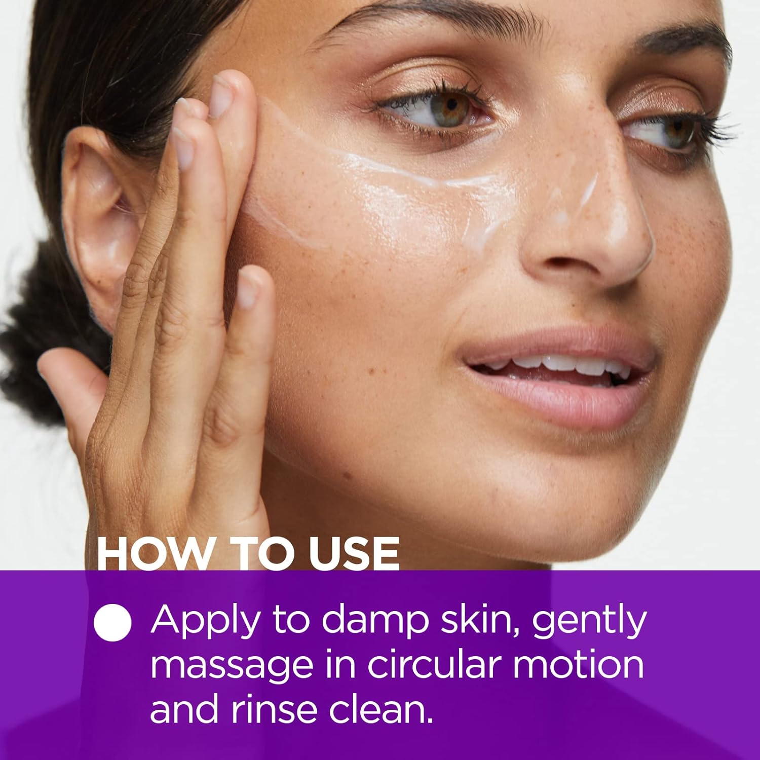 Limpiador facial con leche de 8 oz