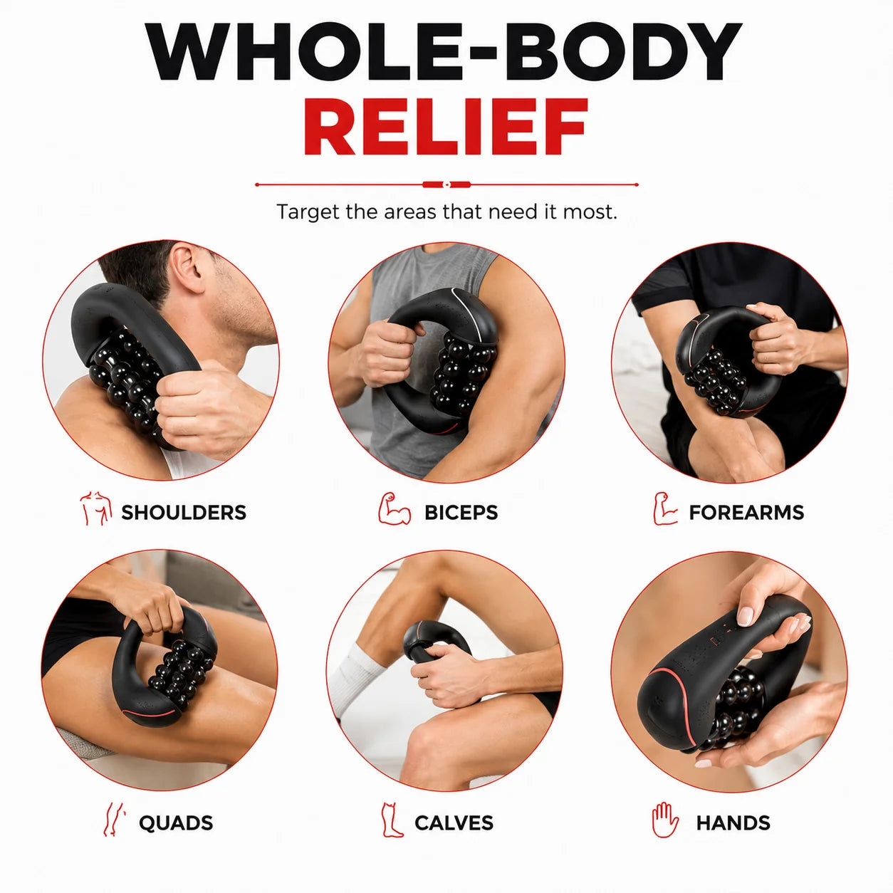 Motorized Rolling Muscle Massager – Professional Deep Tissue Recovery & Circulation Roller | SlimSpa