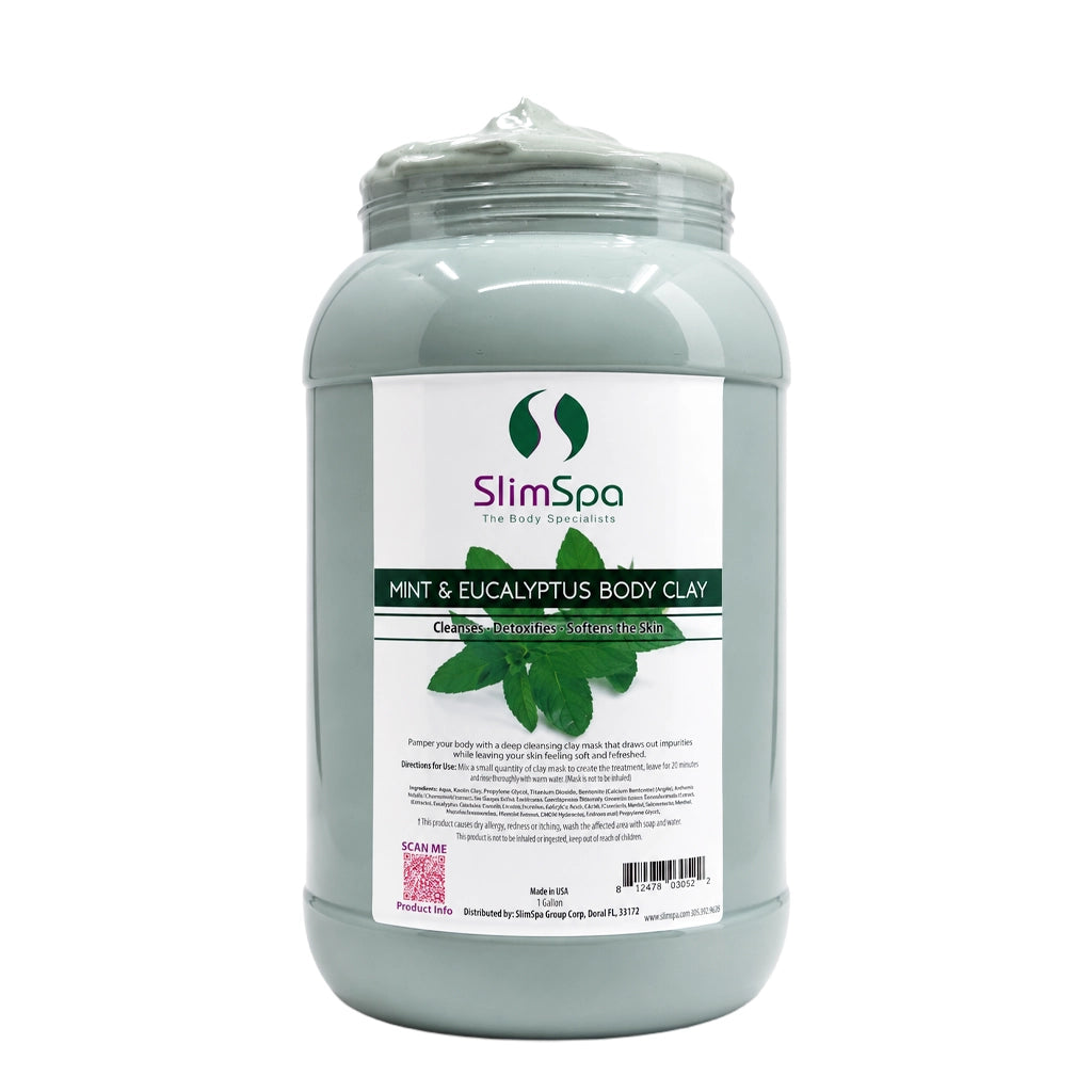 Body Clay Mask - Professional Detox & Inch Loss Treatment (1 Gallon)