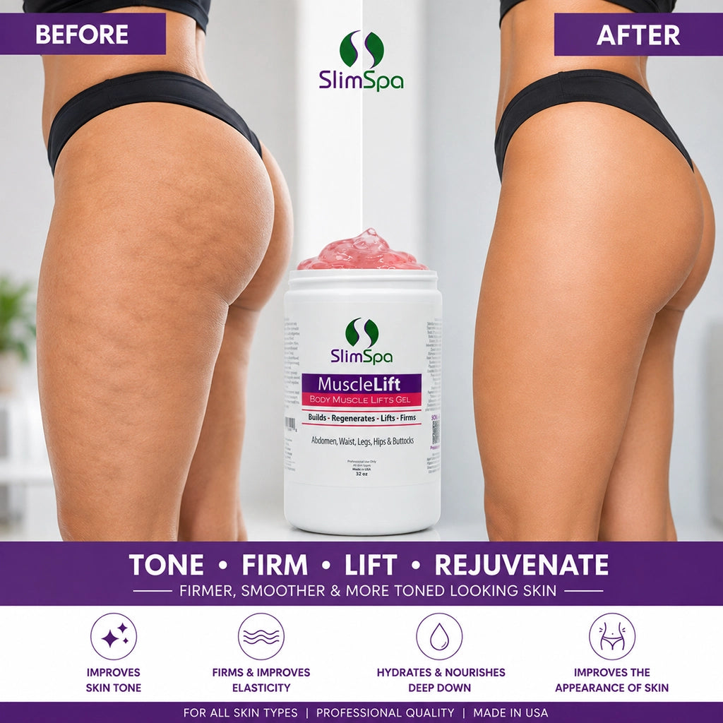 MuscleLIFT Gel Tonificador Muscular Corporal 946 ml – Tratamiento Reafirmante y Tonificante Muscular Profesional para Spas