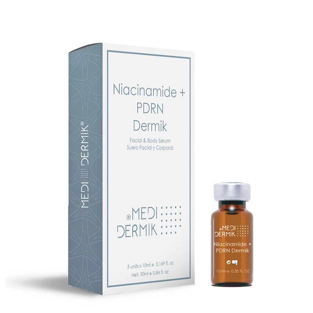 Niacinamide + PDRN Serum — Professional 8-Molecule Anti-Aging & Anti-Inflammatory Treatment for Estheticians, 5x10ml