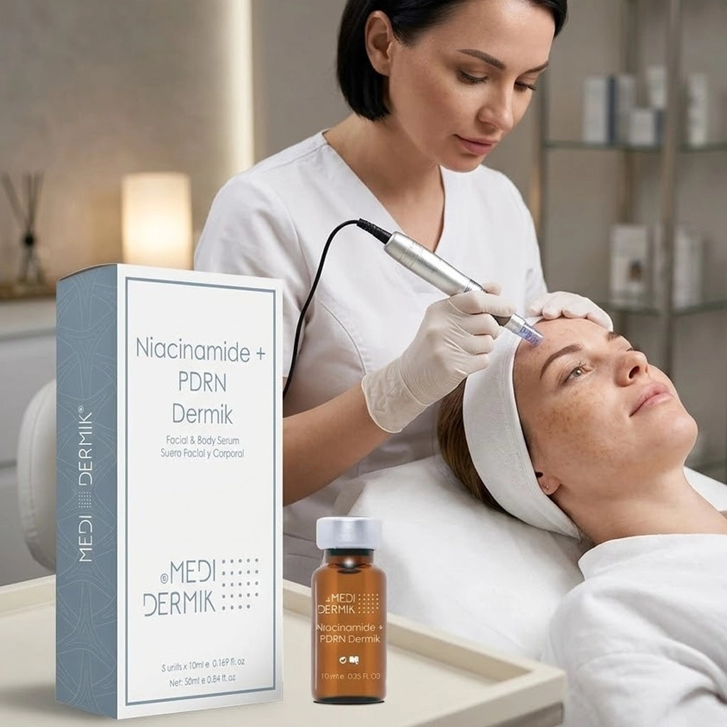 Niacinamide + PDRN Serum — Professional 8-Molecule Anti-Aging & Anti-Inflammatory Treatment for Estheticians, 5x10ml