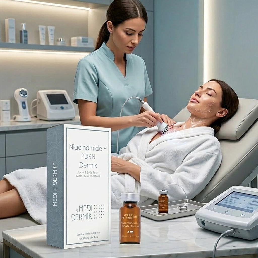 Niacinamide + PDRN Serum — Professional 8-Molecule Anti-Aging & Anti-Inflammatory Treatment for Estheticians, 5x10ml