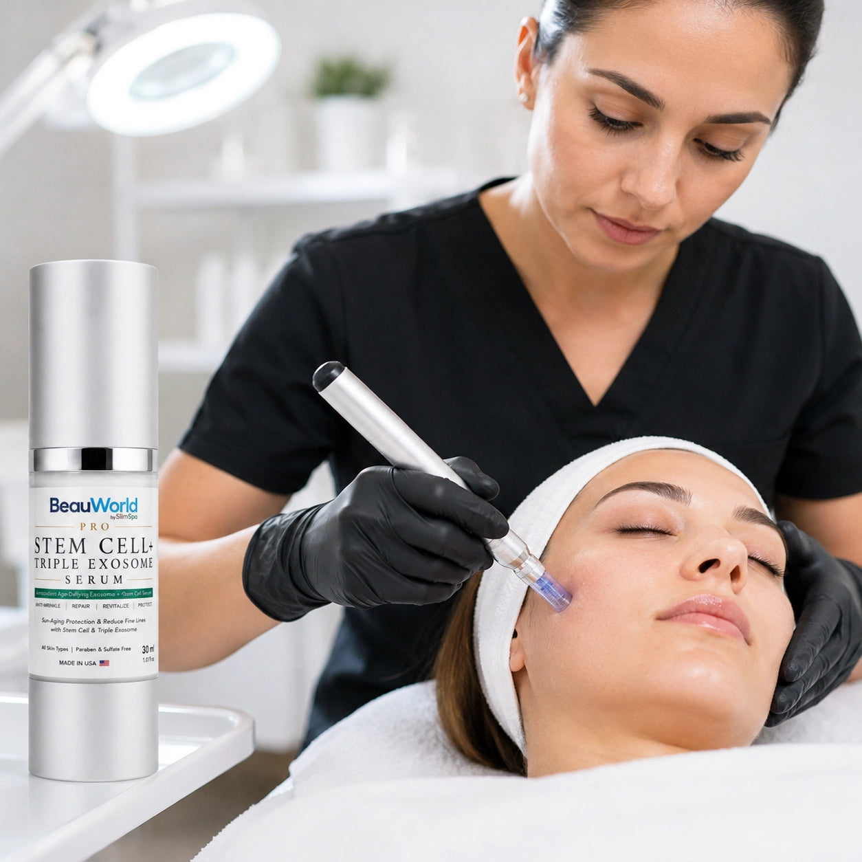 Pro Stem Cell+ Triple Exosome Serum 30ml – Professional Cellular Regeneration Treatment