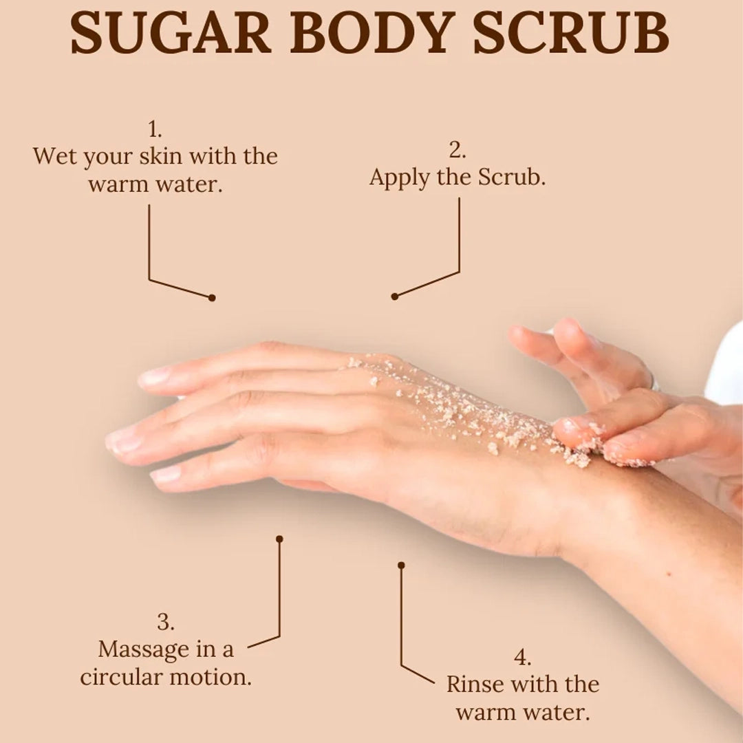 Exfoliantes corporales de azúcar: 1 galón