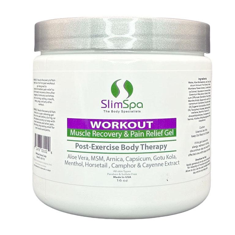 WORKOUT Muscle Recovery & Pain Relief Gel 16oz.