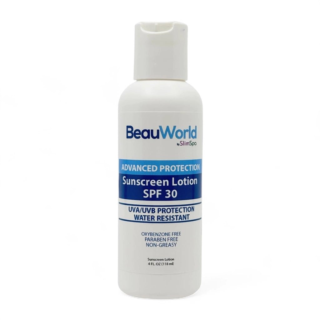 Advanced Protection Sunscreen Lotion SPF 30. (4oz. Sunblock) - SlimSpaOnline