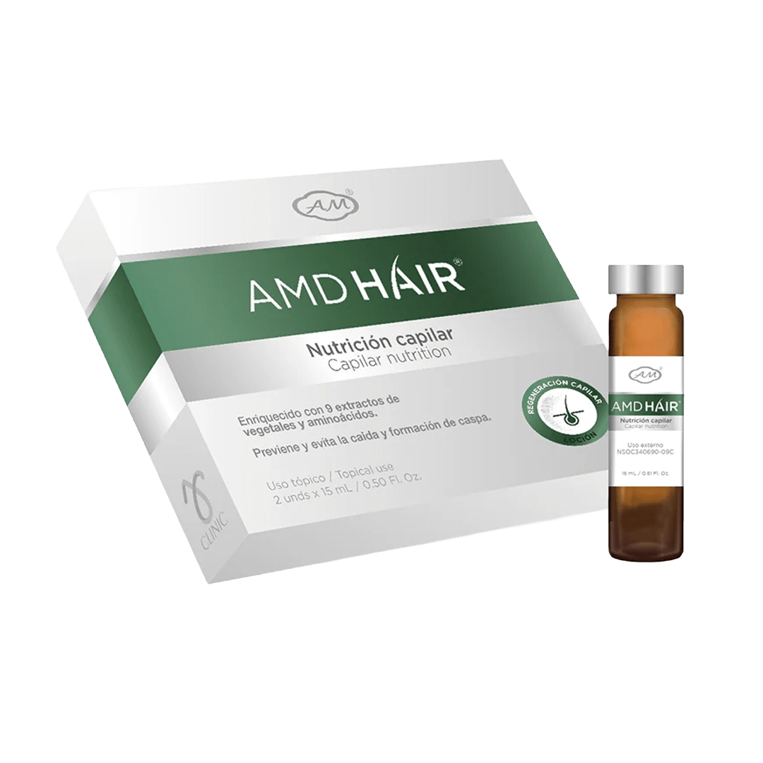 AMD HAIR CAPILAR LOTION (2 Vials x 15 ml ea) - SlimSpaOnline