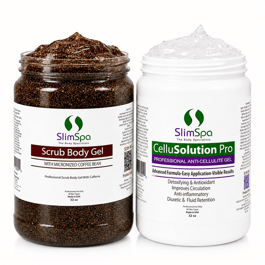 Anti-Cellulite One-Two Combo 32oz — professional dual-action cellulite reduction & contouring set | SlimSpa