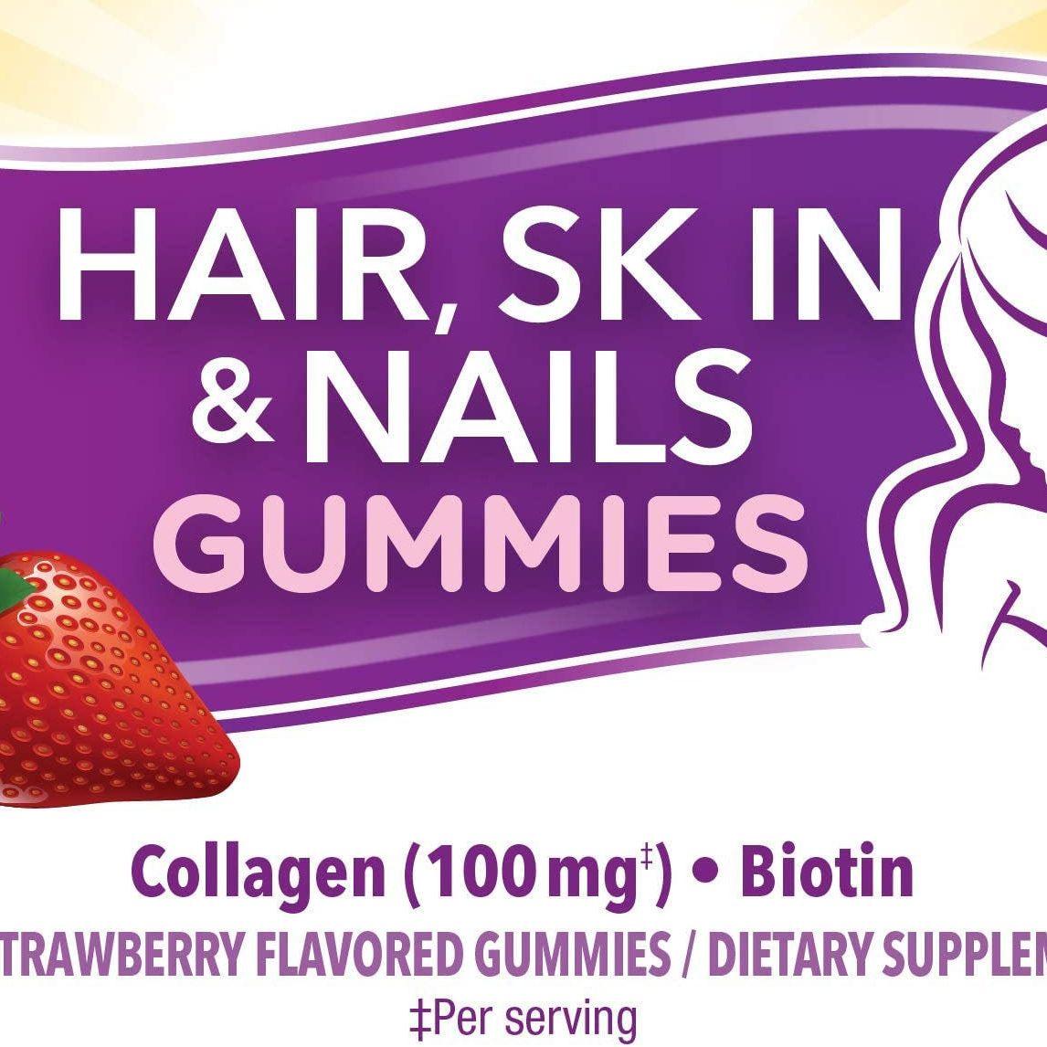 ANTIAGING Hair, Skin & Nails 60 Gummies - SlimSpaOnline
