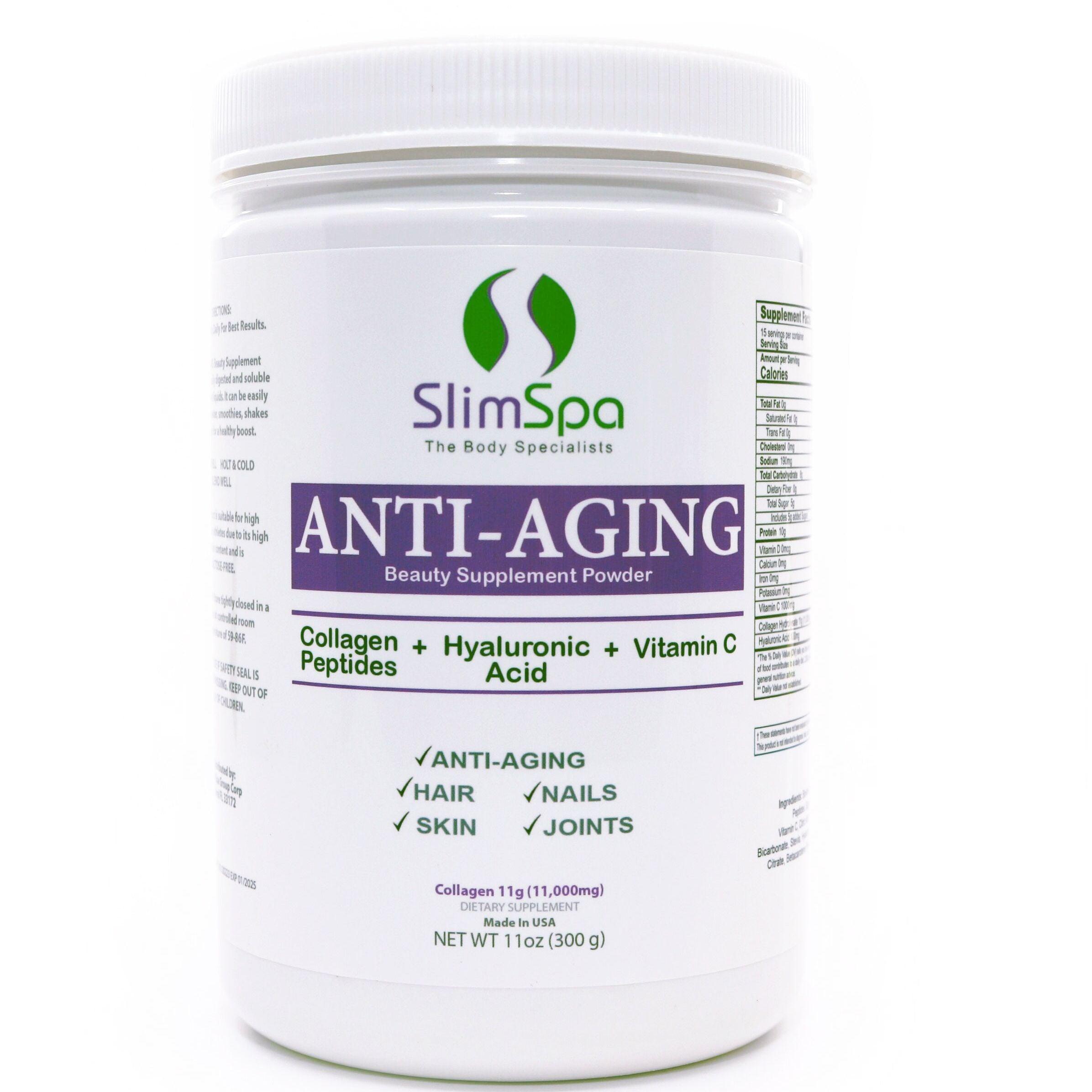 ANTI-AGING Beauty Supplement Powder NET WT 11 oz (300 g)