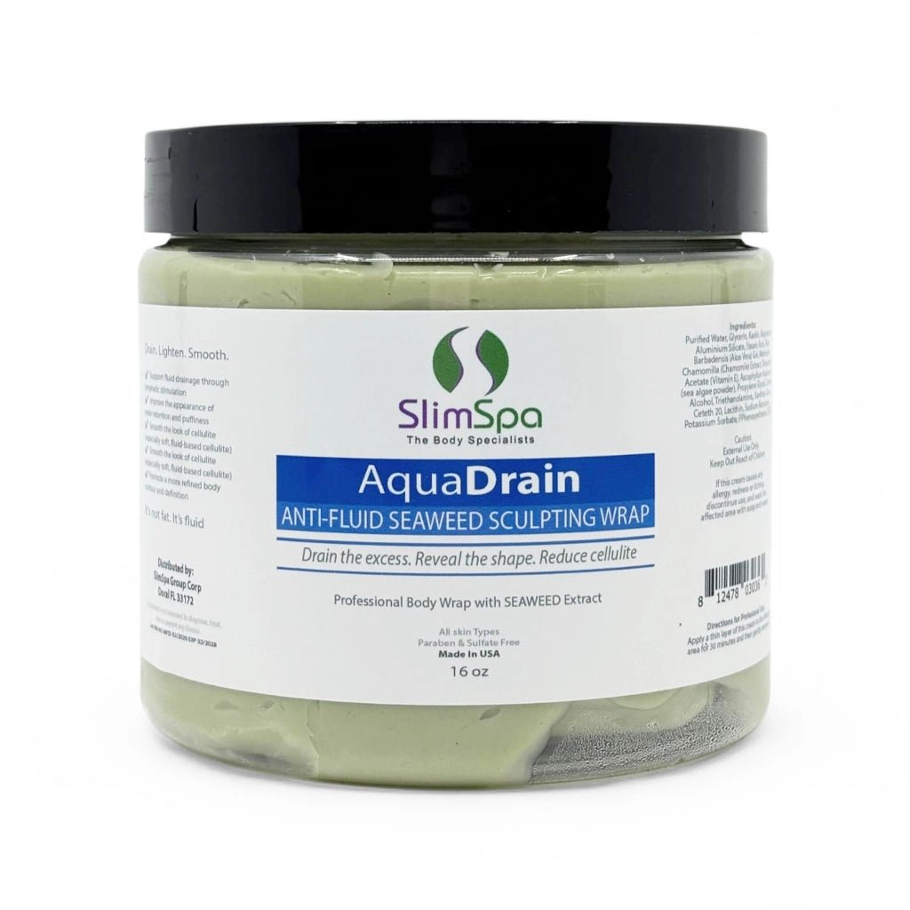 AquaDrain™ Seaweed Body Wrap 16 oz - Fluid Reset Body Treatment - SlimSpaOnline