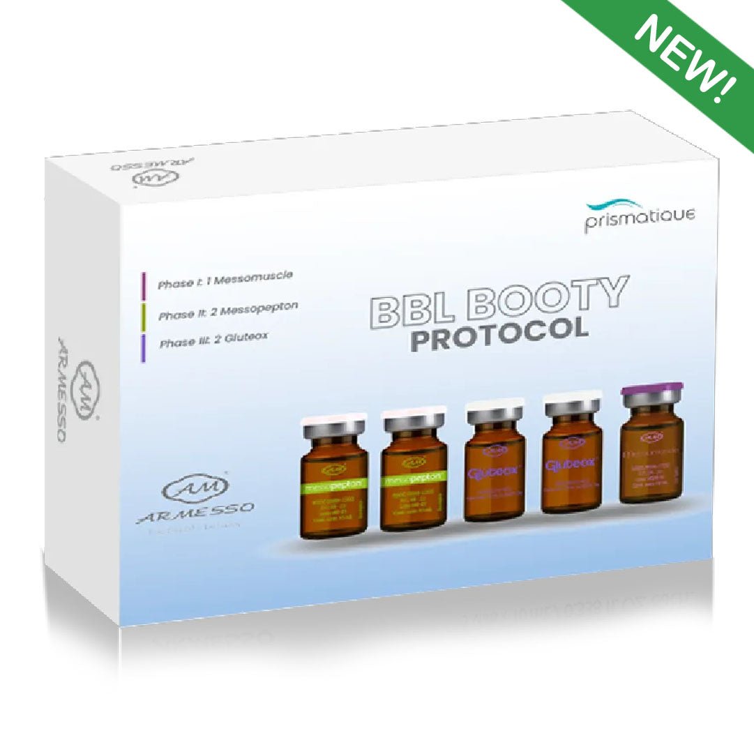 BBL Booty Protocol 5 Vials 10ml — professional non-invasive Brazilian butt lift mesotherapy for estheticians | SlimSpa