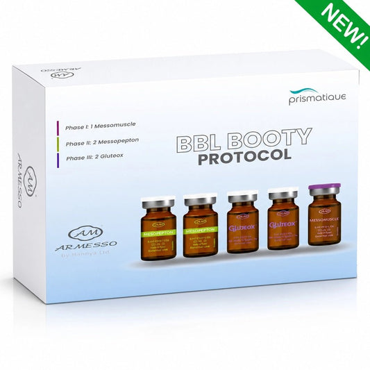 BBL Booty Protocol – Professional 3-Phase Buttocks Lift & Firming System, 5x10ml (50ml) - SlimSpaOnline