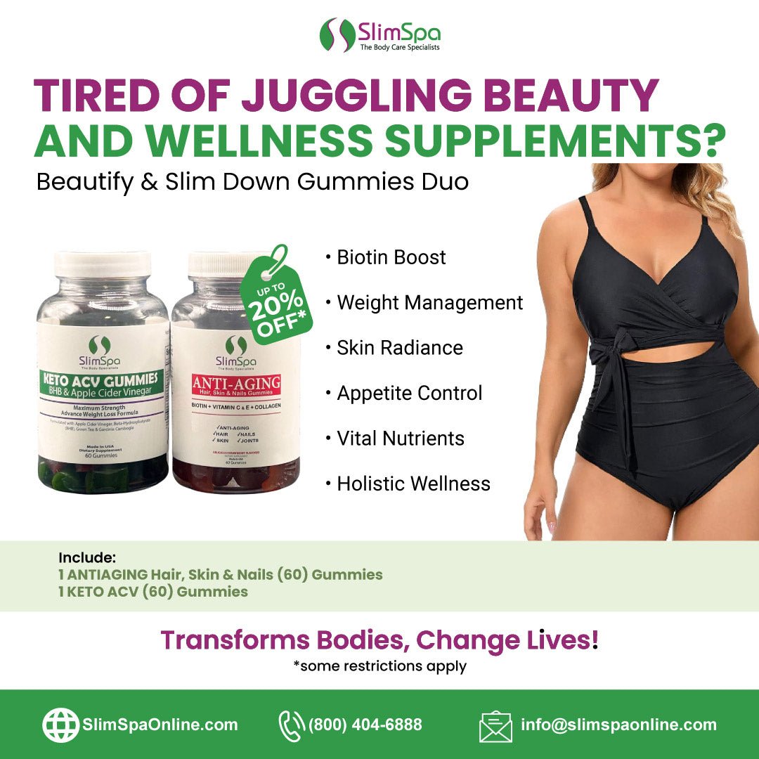 Beautify & Slim Down Gummies Duo - SlimSpaOnline