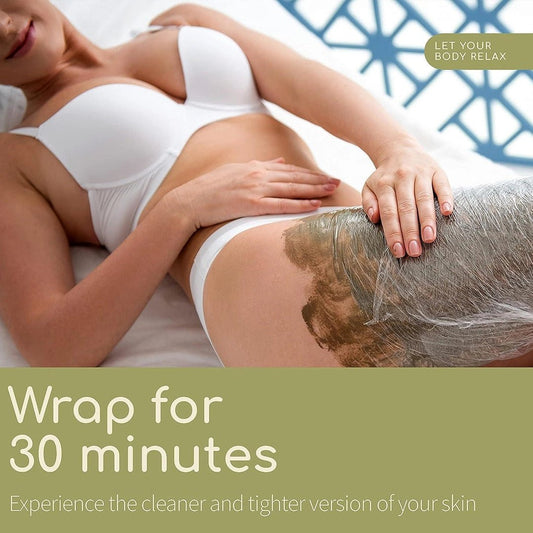 Spa body clay detox and inch loss treatment kit — professional grade system for body contouring