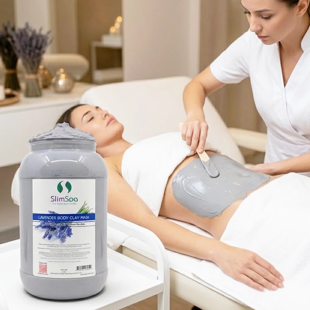 Professional Detox Clay Mask 1 Gallon - Inch Loss Body Wrap Treatment for Spas | SlimSpa